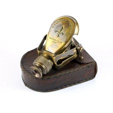 Antique Dollond London Brass Monocular with Leather Case – 1920