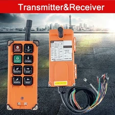 Wireless Crane Remote Control Transmitter + Receiver Channel Radio Durable