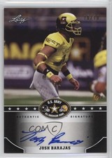 2015 Leaf US Army All-American Bowl Black 10/10 Josh Barajas #BA-JB3 Auto 0af