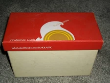 VINTAGE 1969 Scholastic Book Services Paperback NOVEL BOX HOLDER 9" X 6"