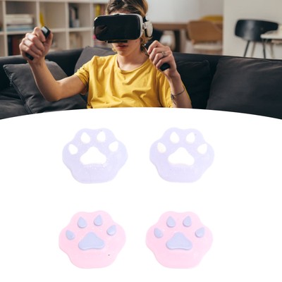 VR Controller Thumb Grip Caps For PS VR2 Ergonomic Silicone Thumbstick Caps F CB