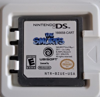 The Smurfs Nintendo DS Authentic Cartridge Replacement Case Tested Ubisoft 2011