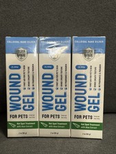 3 Pack Wound Gel For pets Colloidal Nano Silver First Aid For Pets Skin W/ Aloe