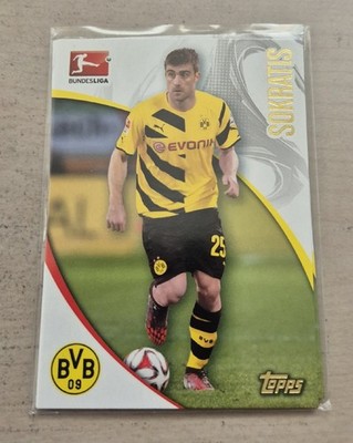 SOKRATIS, BVB BORUSSIA DORTMUND, 2014-2015 TOPPS CHROME BUNDESLIGA