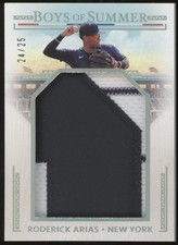 2024 Panini Boys of Summer Jumbo Patch Prospect Materials Roderick Arias #JPM-RA
