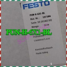 1X NEW Festo PUN-H-6X1-B PUN-H-6X1-BL 197384 Plastic Tubing Fast Shipping