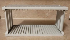 Fellowes CD Storage Rack Holder holds 22 CD's Desktop Beige Games Software CDROM