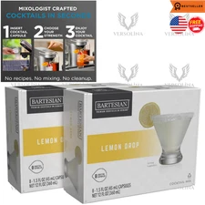 16-Pack Cocktail Capsules - Lemon Drop Mixer for Bartesian Drink Maker Set