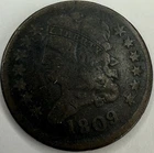 1809-P Half Cent — photo from another recent sale