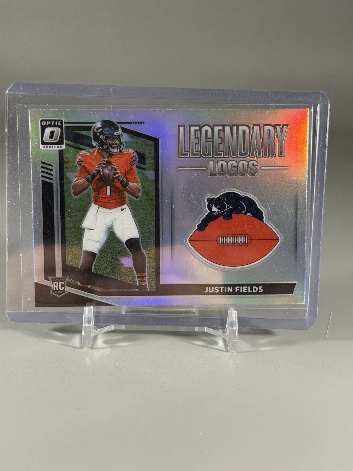 2021 Panini Donruss Optic - Legendary Logos Justin Fields #LL-2 (RC)