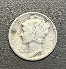 1942 - 10C Mercury Dime / 90% Silver Coin.
