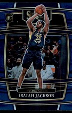 2021-22 Panini Select - Concourse Isaiah Jackson #55 Blue Prizm (RC)
