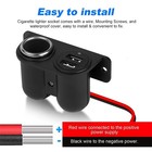 12V Car Cigarette Lighter Socket Splitter Dual USB Charger Power Adapter Outlet