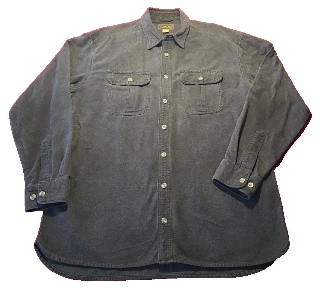 Chemise Cabela's Guide Homme – Jaune, Manches Longues, Taille XL (Big & Tall)