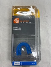 Shock Doctor Mouthguard Strapless Youth 11+ Blue New