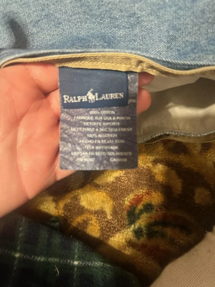 Ralph Lauren Polo Bear Throw Pillow 18 X 18 - Image 4 of 4