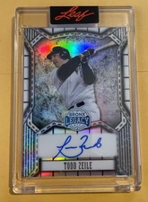 2025 Bronx Legacy Todd Zeile Encased On Card Autograph /65