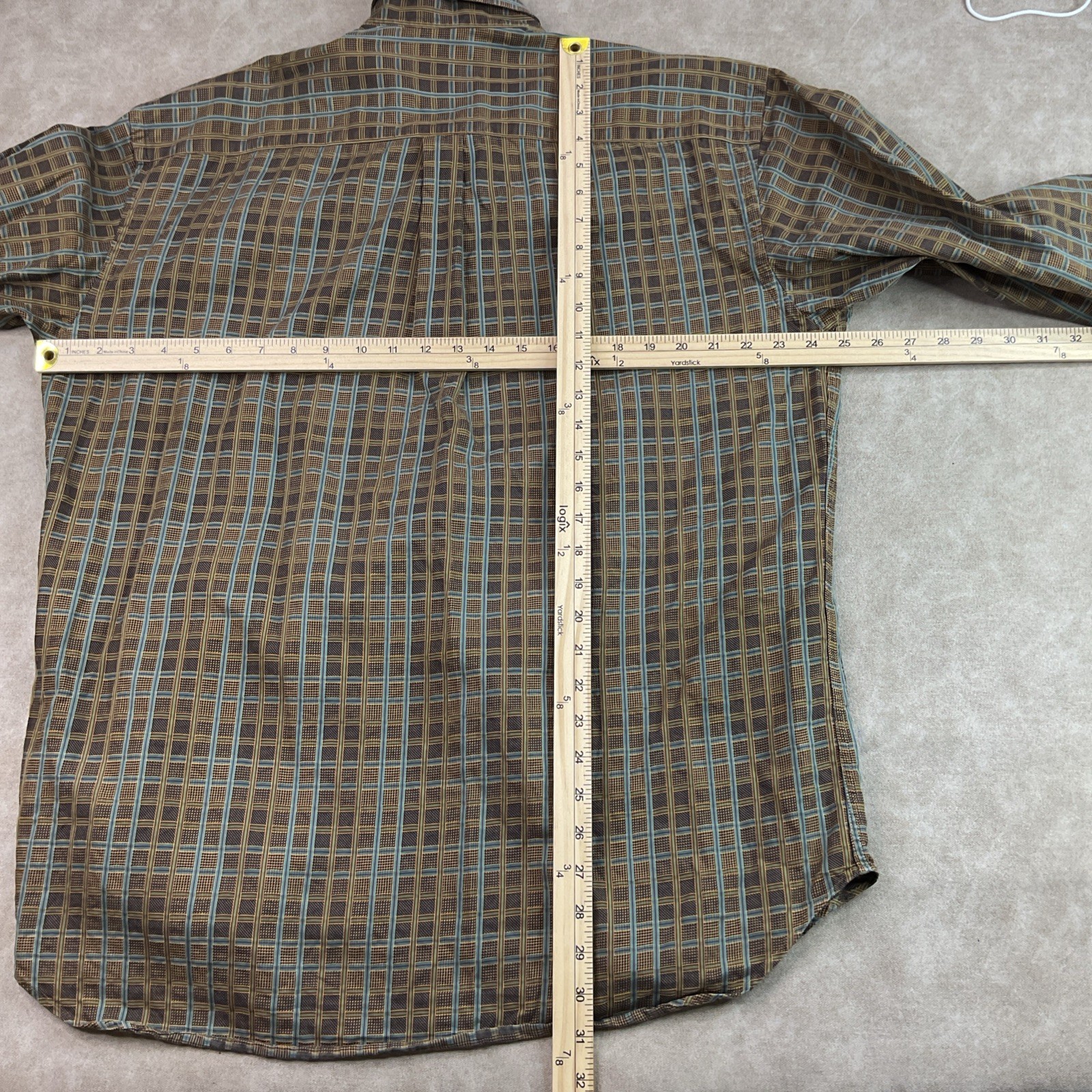 Robert Talbott Shirt Button Front Long Sleeve Che… - image 2