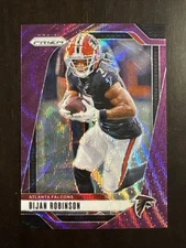 2024 Panini Prizm Bijan Robinson #11 Purple Wave Prizm #83/99