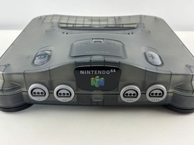 Nintendo 64 Console, Clear Black, Nintendo 64DD, with Box