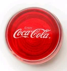 Vintage 1990's Coca-Cola Coke Clear Plastic Yo-Yo Soda Promo NOS New