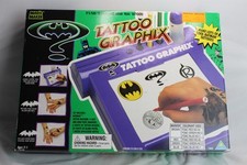 DC Batman Forever Tattoo Graphix 1995 Magic Maker Temporary Sticker Brand New