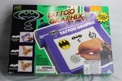 DC Batman Forever Tattoo Graphix 1995 Magic Maker Temporary Sticker Brand New