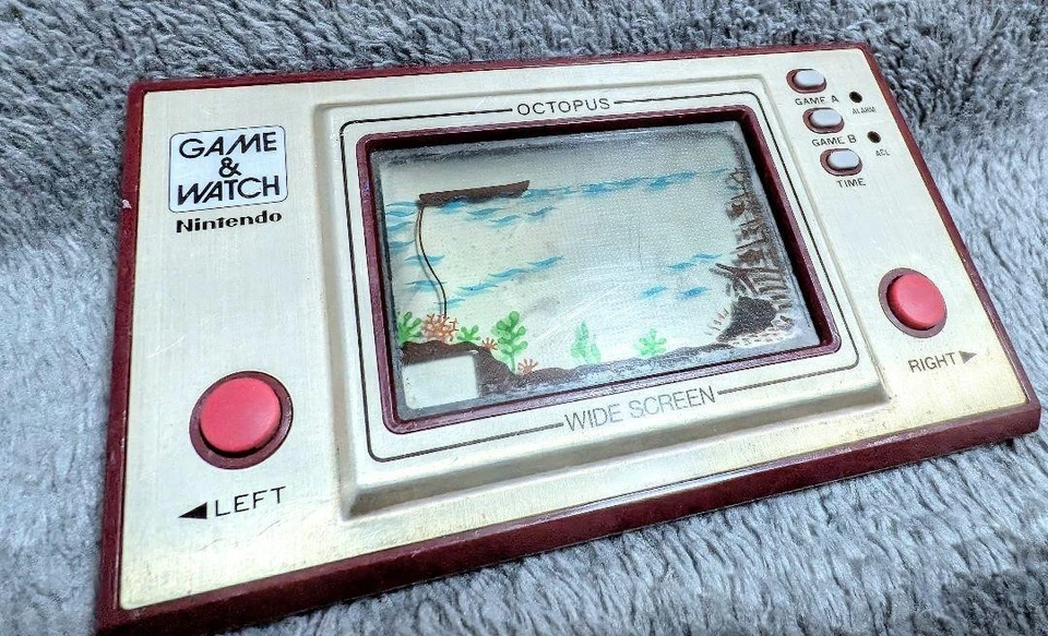 Nintendo Game Watch Octopus, usado, fabricado en 1981 Foto 4 de 4