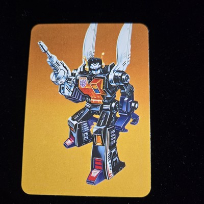 NM Transformers G1 Hasbro Action Card 1985 113 Kickback 