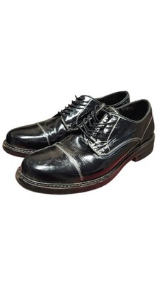 John Varvatos Collection Oxford Loafer Shoes Hand Made In Italy Size 8 Leather