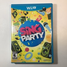 Sing Party - Complete (Nintendo Wii U) CIB Complete w Manual