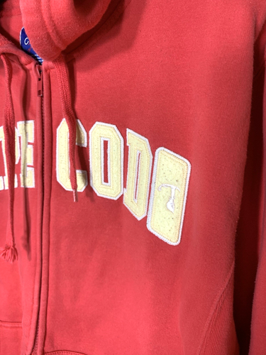 Cuffy's Zip Up Hoodie Damen Large Pink Cape Cod Massachusetts Sweatshirt Strand - Bild 6 von 11
