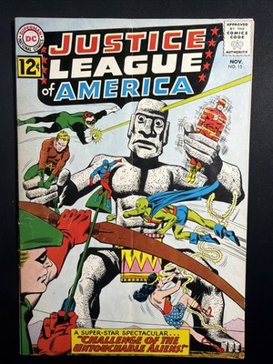 Justice League of America #15 1962 DC Comics Subscription Crease Good/VG *A14
