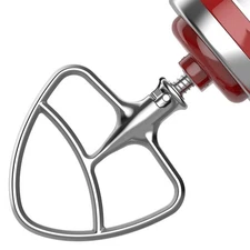 Stainless Steel Beaters for Kitchenaid Stand Mixer, 4.5-5Qt Tilt-Head Paddle ...