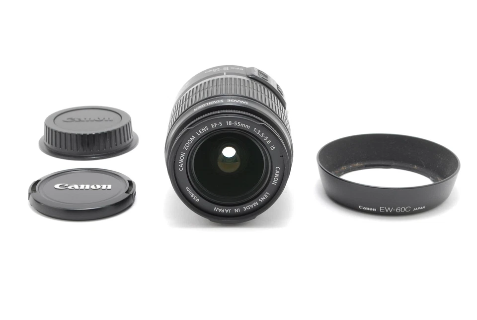 Canon EF-S 18-55mm f/3.5-5.6 IS "Near Mint" 2399 Zoom Lens w/EW-60C - Image 2 of 4