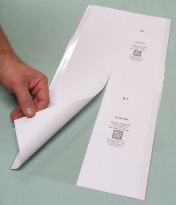 5 pack 10'' x 21'' Brodart Fold-on Book Jacket Covers - lo-luster