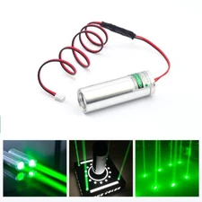 Fat Beam Green DJ Lights 532nm 50mw Laser Dot Module Room Escape Bar Projector