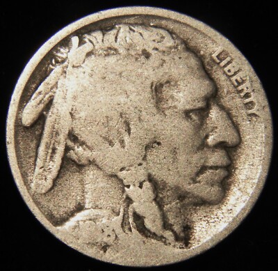 1918-S BUFFALO NICKEL 2-FEATHER VARIETY MINT ERROR, FS-401, VERY GOOD:, SCARCE