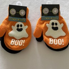 Halloween Kids 2 Pair Mittens 12M-24M New