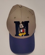 Disney Mickey Mouse baseball cap. Adjustable Snapback Navy  beige New