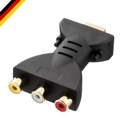HDMI zu RCA Adapter 1080P Konverter für ältere Fernseher und Projektoren