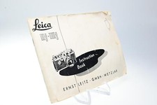 Leitz Leica IIf - IIIf 1950's Camera Instruction Book Germany Original G998
