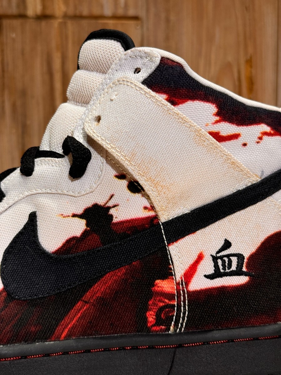 NIKE SB SKATEBOARDING MELVINS WHITE BLACK 305050103 11.5 NIKE SB SKATEBOARDING MELVINS WHITE BLACK 305050103 11.5