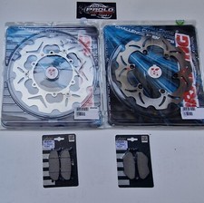 KIT DISCHI FRENO POST+ANT+PASTIGLIE BRAKING YAMAHA TMAX T-MAX 500 2001-2002-2003