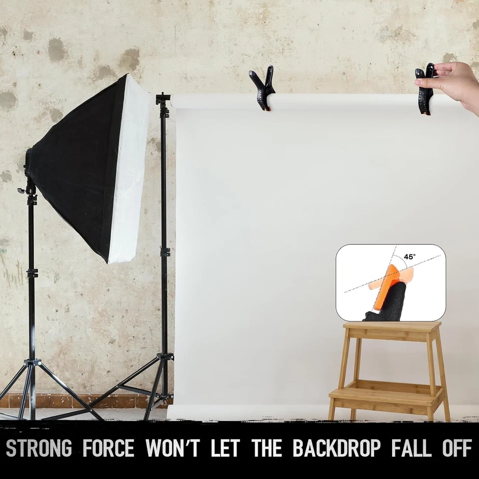 5-Pack 4" Heavy-Duty Spring Clamps with Non-Slip Grips for Crafting Strong Hold - Image 4 of 4