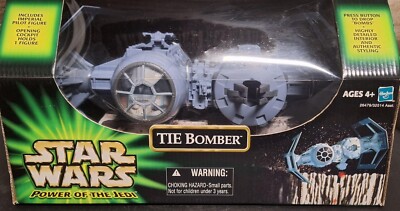 STAR WARS Power of the Jedi TIE BOMBER w/ IMPERIAL PILOT POTJ Sealed Exc Box