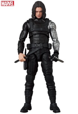マフェックス No.203 MAFEX WINTER SOLDIER MAFEX No.203 Captain America Winter Soldier 155mm Action Figure