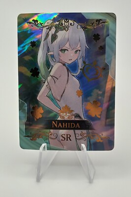 NAHIDA Genshin Impact Sexy ACG Goddess Story Waifu Card Girl Holo Foil Karte