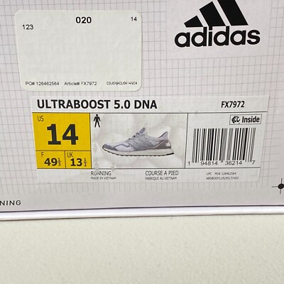 Size 14 - NASA x adidas UltraBoost DNA Halo Silver for sale online | eBay Size 14 - NASA x adidas UltraBoost DNA Halo Silver for sale online | eBay