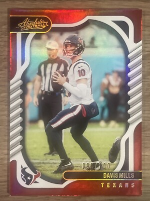 2022 Panini Absolute Spectrum Red #5 Davis Mills /100